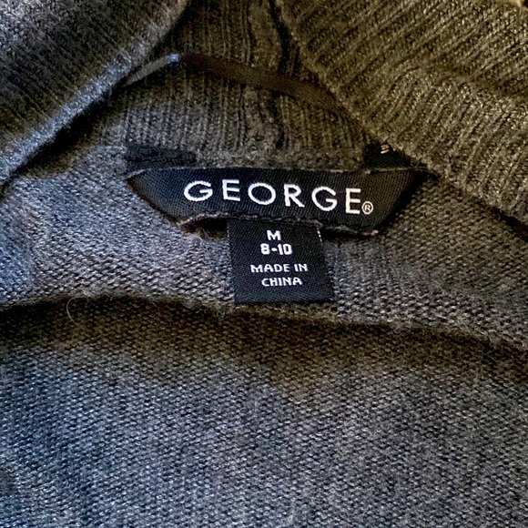 Cropped dark gray sweater - Picture 2 of 3